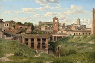 Cloaca Maxima'nın görünümü, Roma by Christoffer Wilhelm Eckersberg