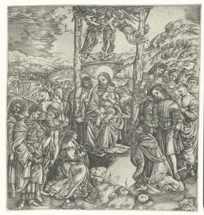 Kralların hayranlığı by Christoforo di Michele Robetta