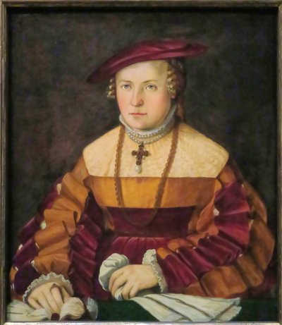 Almanca: Bildnis der Ehefrau des Ulrich Ehinger, Ursula Meuting (d. 1588) (Ulrich Ehinger