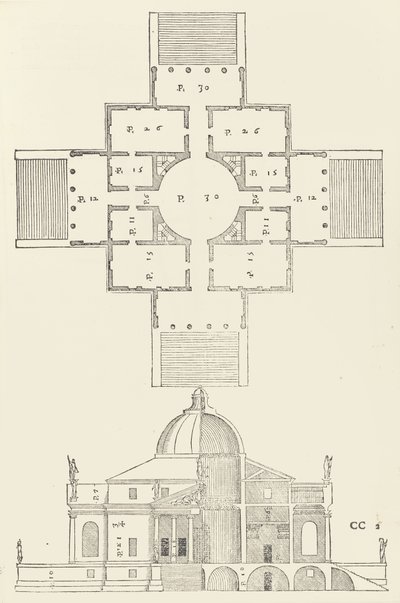 Andrea Palladio'nun dört mimarlık kitabı, 1570 by Christoph Krieger