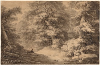 Dinlenen Yolculu Kayın Ağacı, 1803. by Christoph Nathe