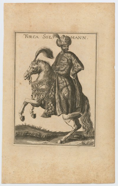 Süleyman II 1642-1691, Osmanlı İmparatorluğu Sultanı, 1710 by Christoph Wiegel