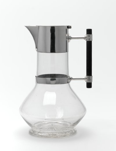 Sürahi (cam, gümüş ve tik) by Christopher Dresser