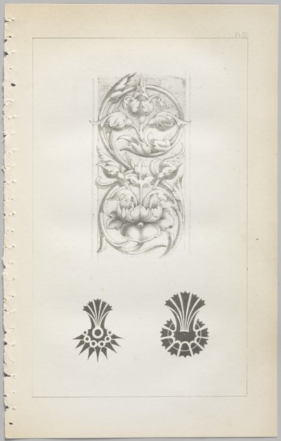Dekoratif tasarım sanatı : çiçeklerin açıldığı günün saatlerini gösteren bir ek ile Day & Son, Londra, 1862 tarafından yayınlanmıştır. by Christopher Dresser