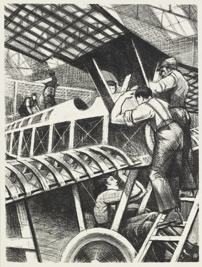 Parçaların Birleştirilmesi, 1917 by Christopher Richard Wynne Nevinson