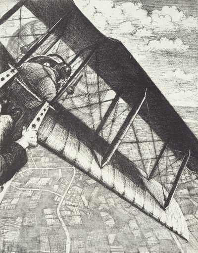 4000 fitte bankacılık, c. 1918 (lito) by Christopher Richard Wynne Nevinson
