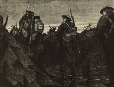 Şafakta kabartmalar by Christopher Richard Wynne Nevinson