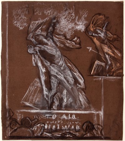 Bir Savaş Anıtı için Şekil Çalışması, c1920. by Christopher Williams