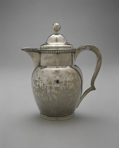 Kapalı Sürahi, c. 1809-1814 (gümüş) by Churchill and Treadwell