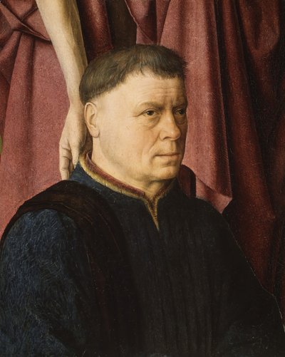 Bir Aziz Tarafından Sunulan Bir Donör, ca. 1460-65. by Circle of Dieric Bouts