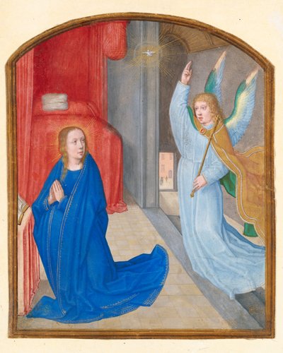 Müjde, ca. 1510. by Circle of Gerard David