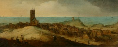 Egmond ann Zee (panel üzerine yağ) by Claes Jacobsz. van der Heck