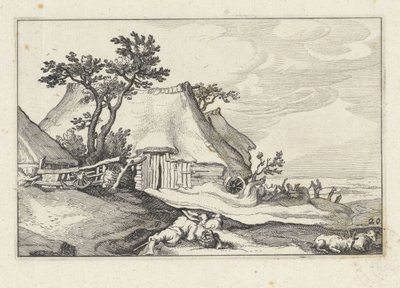 Çiftlik ve Koyun ve Keçi ile Çiftlik ve Çoban Çiftlikleri ile Manzaralar (dizi başlığı) by Claes Jansz. Visscher (II)