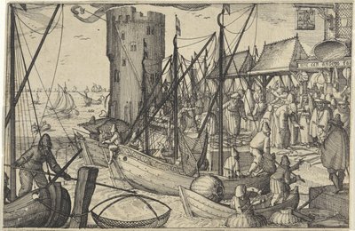 Balık Pazarı by Claes Jansz. Visscher (II)