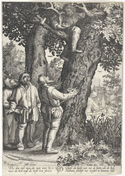 Vogelnestrover by Claes Jansz. Visscher (II)
