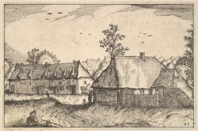 Büyük Barakalar, plaka 21, Brabant Eyaletinden, yakl. 1610 by Claes Jansz Visscher