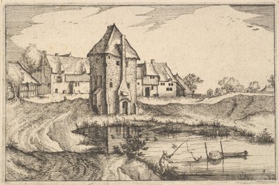 Gölet, Brabant ilinden levha 9, yak. 1610 by Claes Jansz Visscher