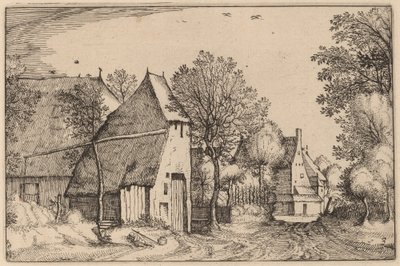 Köy Yolu by Claes Jansz Visscher after Johannes van Doetechum, the Elder after Lucas