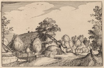 Köy Yolu by Claes Jansz Visscher after Lucas van Doetechum after Master of the Small Landscapes after Johannes