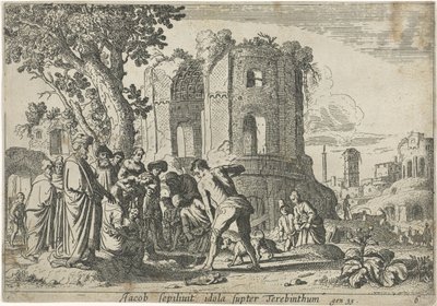 Jacob, Yakup'un Putların Tarihini Gömüyor (dizi başlığı) by Claes Moeyaert