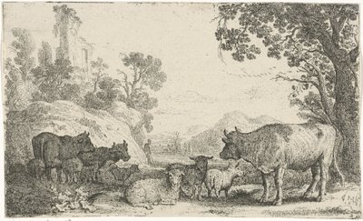 Sığır ile manzara by Claes Moeyaert