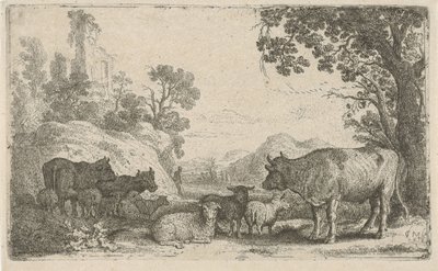 Sığır ile manzara by Claes Moeyaert