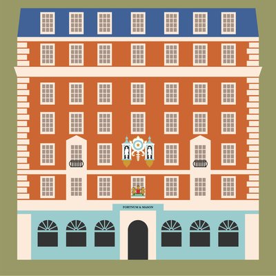 Fortnum ve Mason, Piccadilly by Claire Huntley