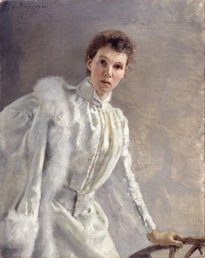 Otoportre, 1894. by Clara von Rappard
