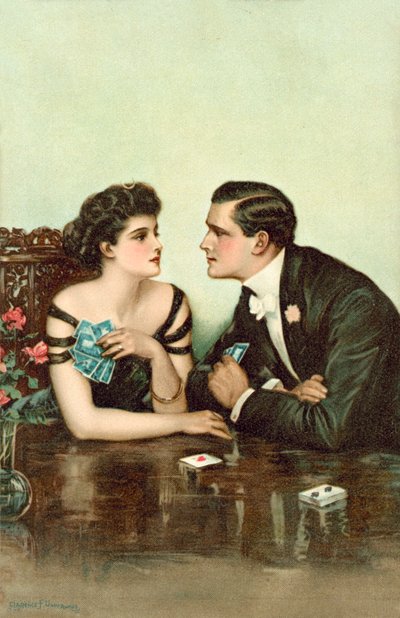 Çift oyun kağıtları by Clarence F. Underwood