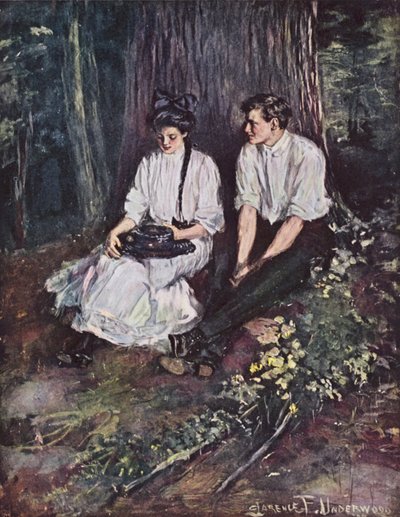 Aşkın Genç Rüyası (renkli taş) by Clarence F. Underwood
