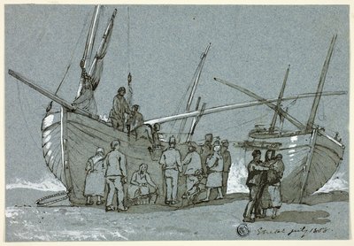 etretat by Clarkson Stanfield