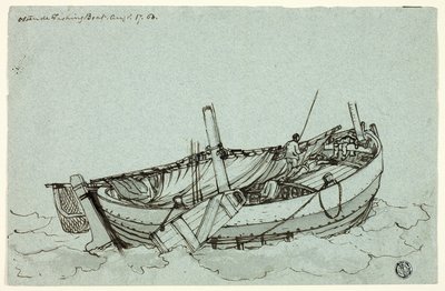 Ostende Balıkçı Teknesi by Clarkson Stanfield