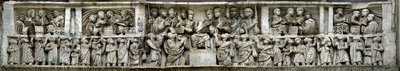Konstantin, Liberalitas halkına para dağıtıyor. Konstantin Kemeri Detayı, 312-3 by Classical Antiquities