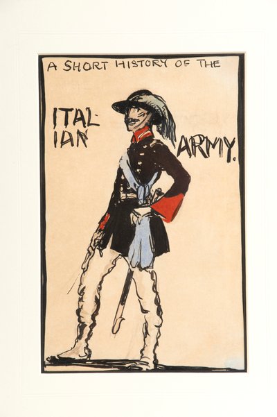İtalyan Ordusunun Kısa Tarihi, 1917 by Claud Lovat Fraser