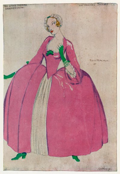 Dilenci Operası, Polly Peachum by Claud Lovat Fraser