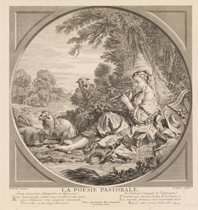 pastoral şiir by Claude Agustin Duflos