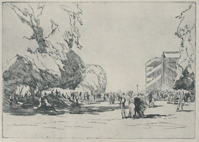 Ascot - Padok, 1914, 1920 by Claude Allin Shepperson