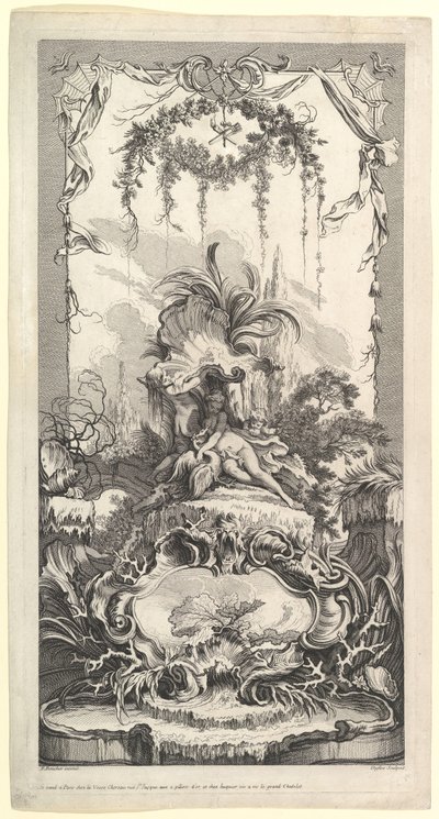 Leda ve Swan.n.d. by Claude Augustin Duflos
