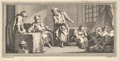 Köle Tüccarı, 1746-47. by Claude Augustin Duflos