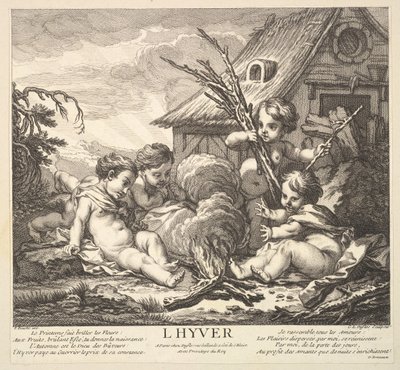 Kış, 1735-86. by Claude Augustin Duflos