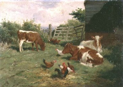 Dinlenme (panel üzerine serilmiş tuval üzerine yağlıboya) (çift için bkz. 70859) by Claude Cardon