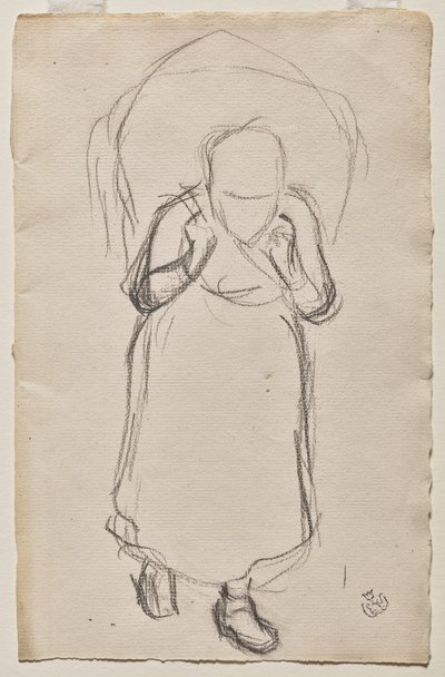 Yosun Toplayıcılar için Çalışma, Yport by Claude Emile Schuffenecker