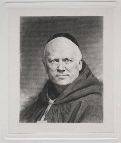 Dom Prosper Gueranger, Solesmes Abbe by Claude Ferdinand Gaillard