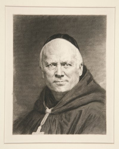 Dom Prosper Gueranger, başrahip de Soleames by Claude Ferdinand Gaillard
