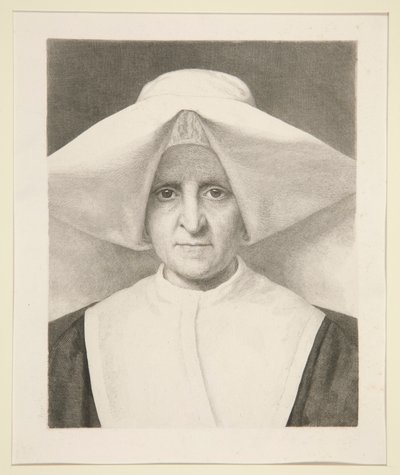 Rahibe Rosalie (Jeanne-Marie Rendu) by Claude Ferdinand Gaillard