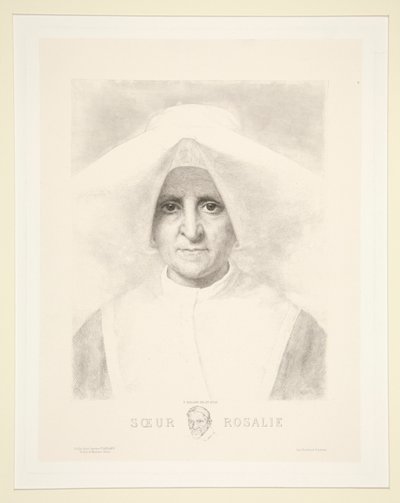 Rahibe Rosalie (Kız kardeş Rosalie) by Claude Ferdinand Gaillard