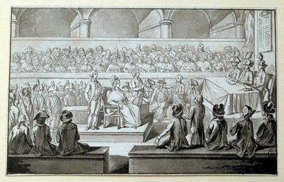 Fransa Kraliçesi Marie Antoinette Devrim Mahkemesi huzurunda: 14,15,16/10/1793 günleri Davasında savunmasını üstlenen avukat Claude Francois Chauveau-Lagarde