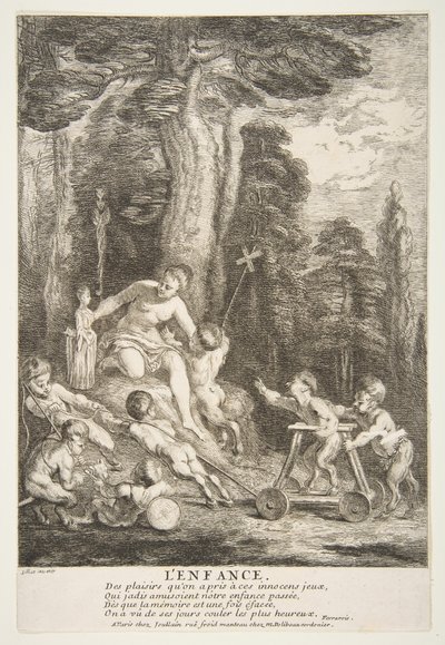 ergenlik.n.d. Yaratıcılar: Claude Gillot, Jean Audran. by Claude Gillot