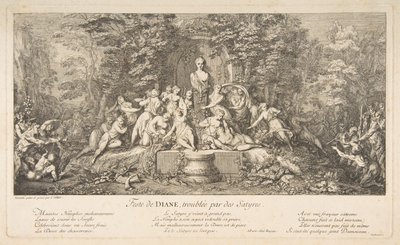 Diana.n.d. Bayramı by Claude Gillot