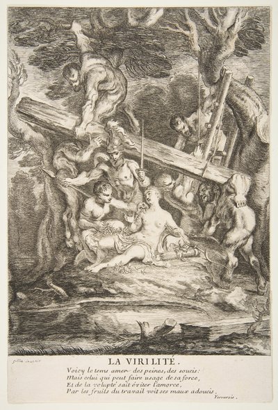 Erkeklik.n.d by Claude Gillot